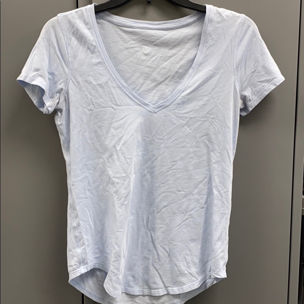 Lululemon 💙 Soft Blue LOVE TEE